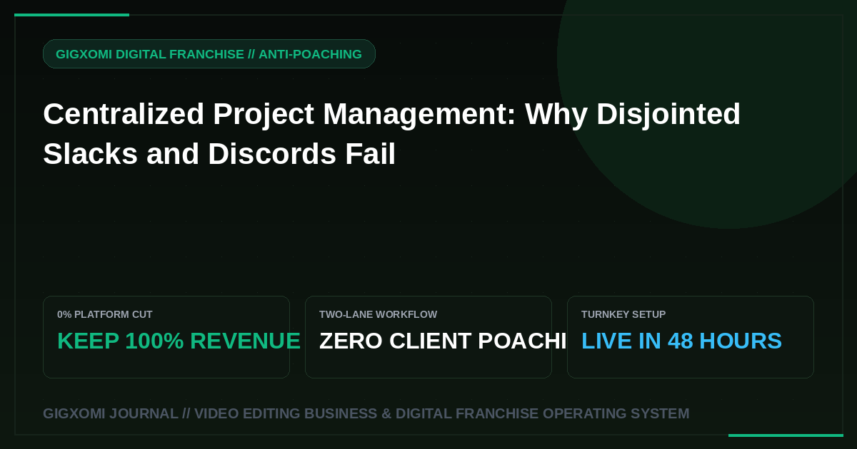 Centralized Project Management: Why Disjointed Slacks and Discords Fail