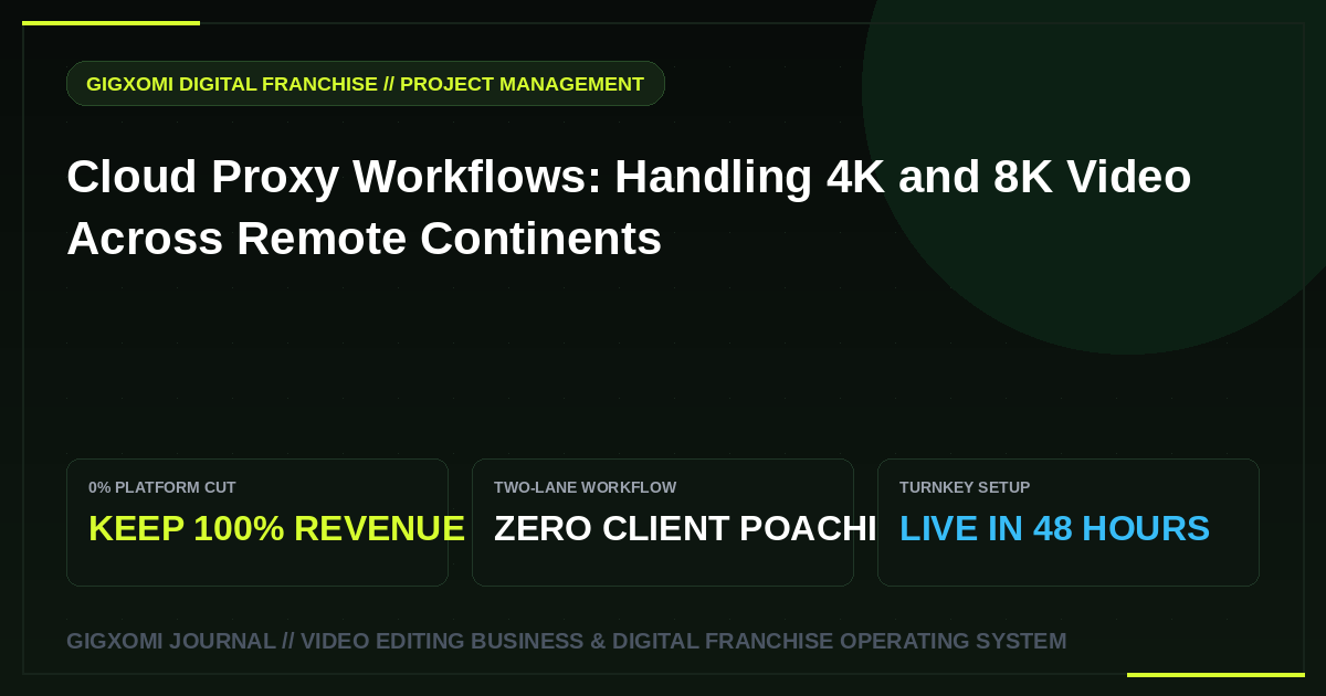 Cloud Proxy Workflows: Handling 4K and 8K Video Across Remote Continents