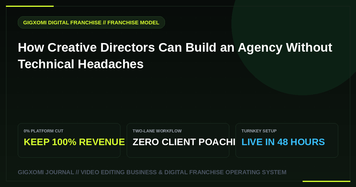 How Creative Directors Can Build an Agency Without Technical Headaches