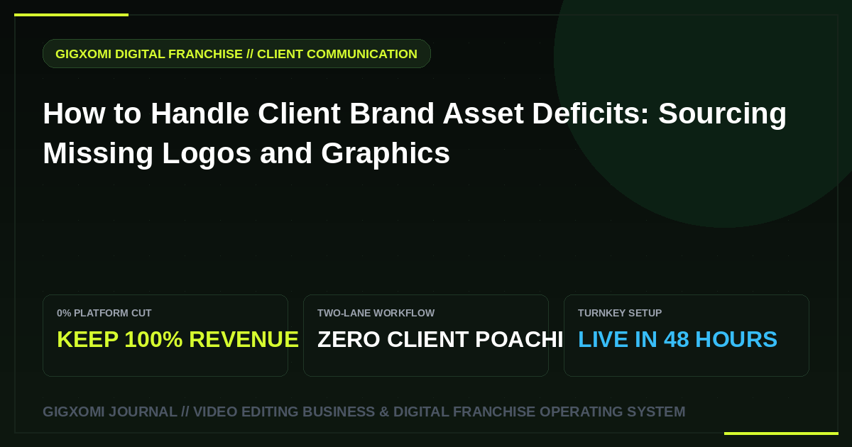 How to Handle Client Brand Asset Deficits: Sourcing Missing Logos and Graphics