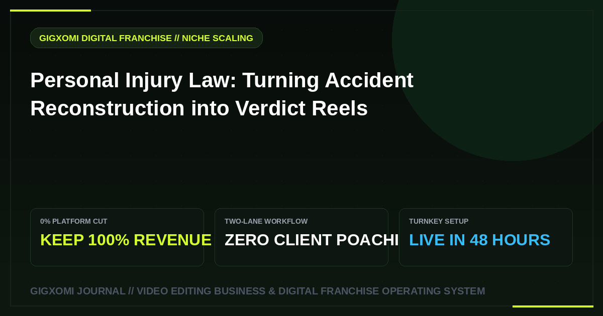 Personal Injury Law: Turning Accident Reconstruction into Verdict Reels