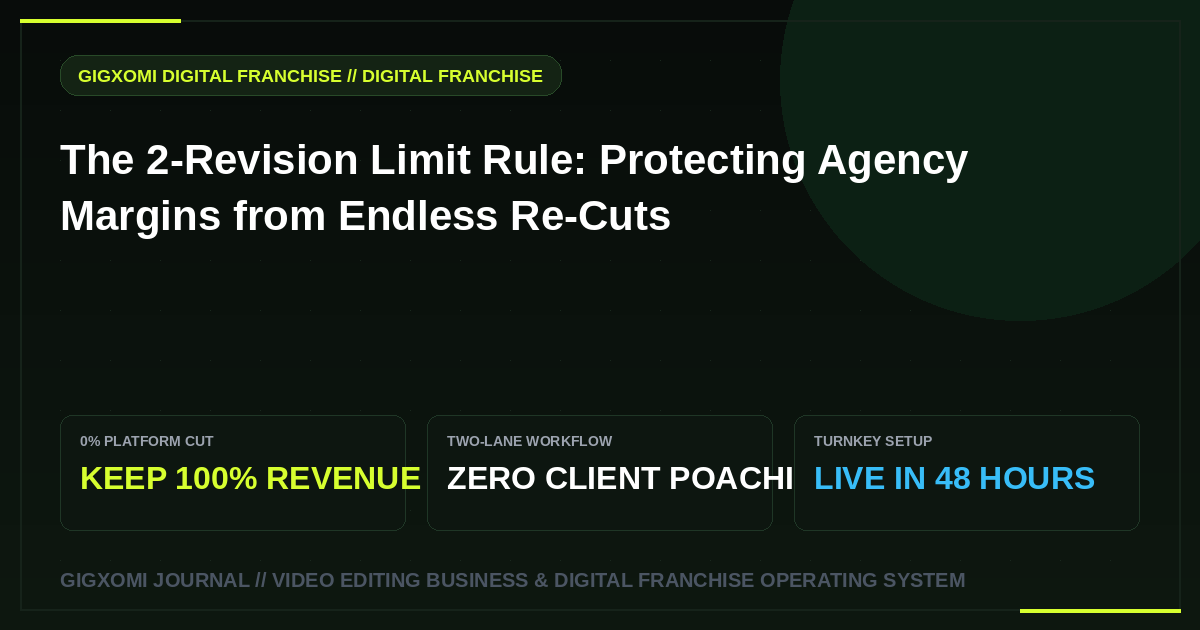 The 2-Revision Limit Rule: Protecting Agency Margins from Endless Re-Cuts