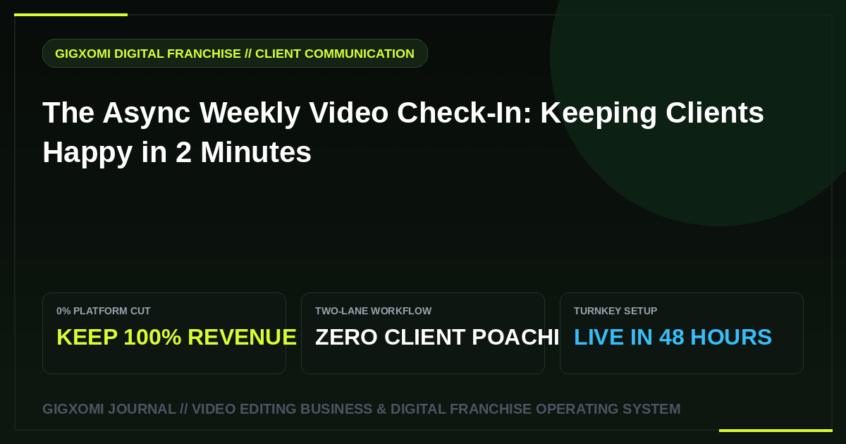 The Async Weekly Video Check-In: Keeping Clients Happy in 2 Minutes