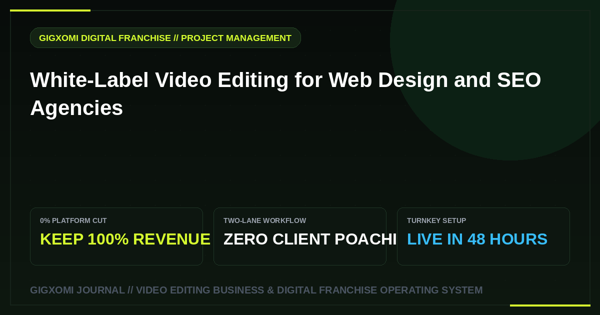 White-Label Video Editing for Web Design and SEO Agencies